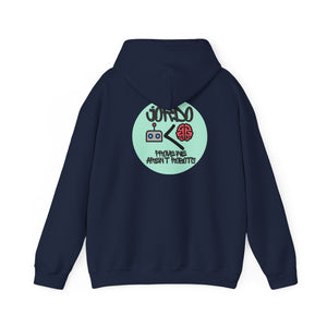 Jordo Prove We Aren't Robots Hoodie no zip unisex